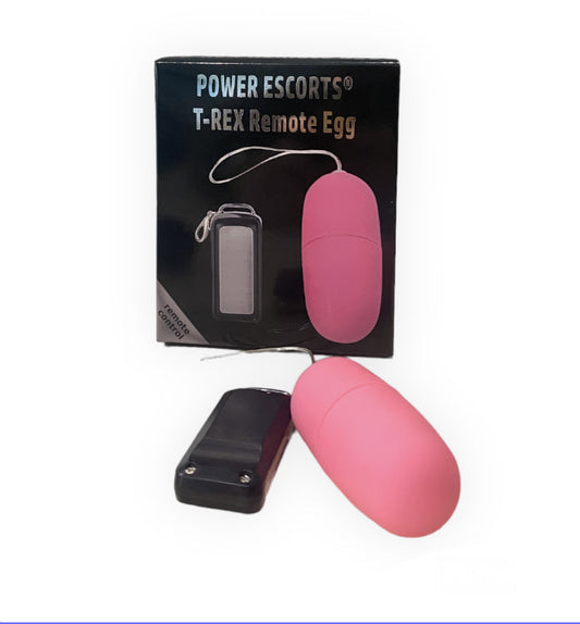 Power Escorts T-Rex Remote Egg BR66 Pink - 10 Speed