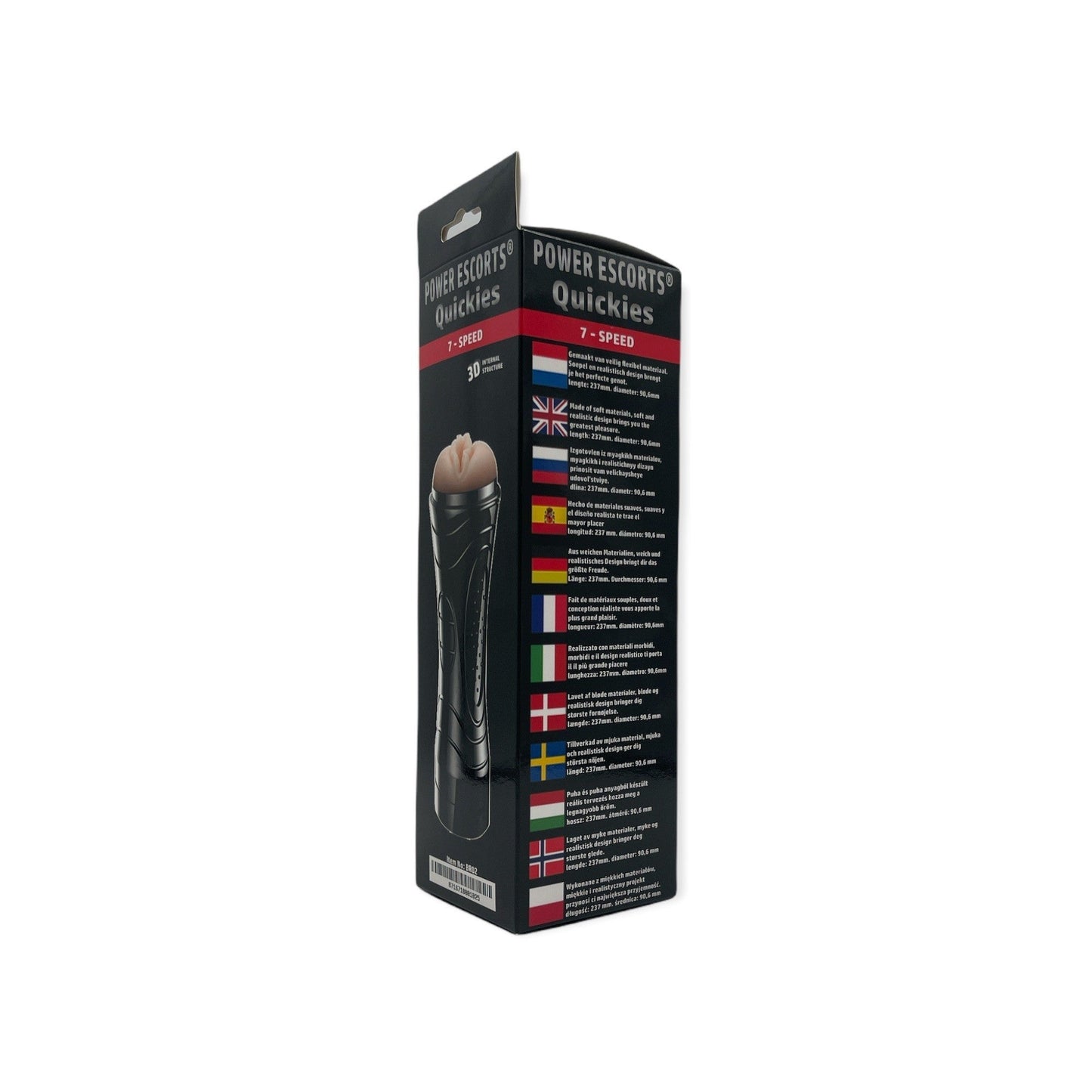 Power Escorts BR02 + DR04 COMBI PACK - Big Masturbator + Lubricant