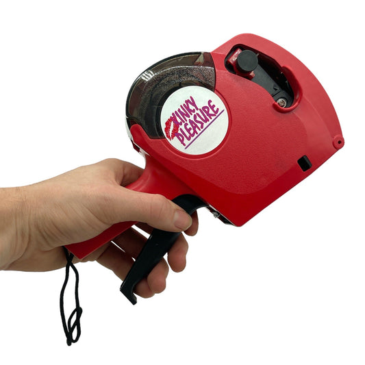 Kinky Pleasure PrijsTang MX-5500 Rood - Complete Set 5500 Stickers en 2 rollen inkt.
