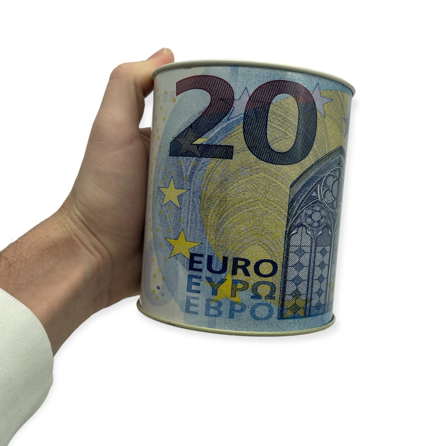 Spaarpot Klein Euro Motief 12cm