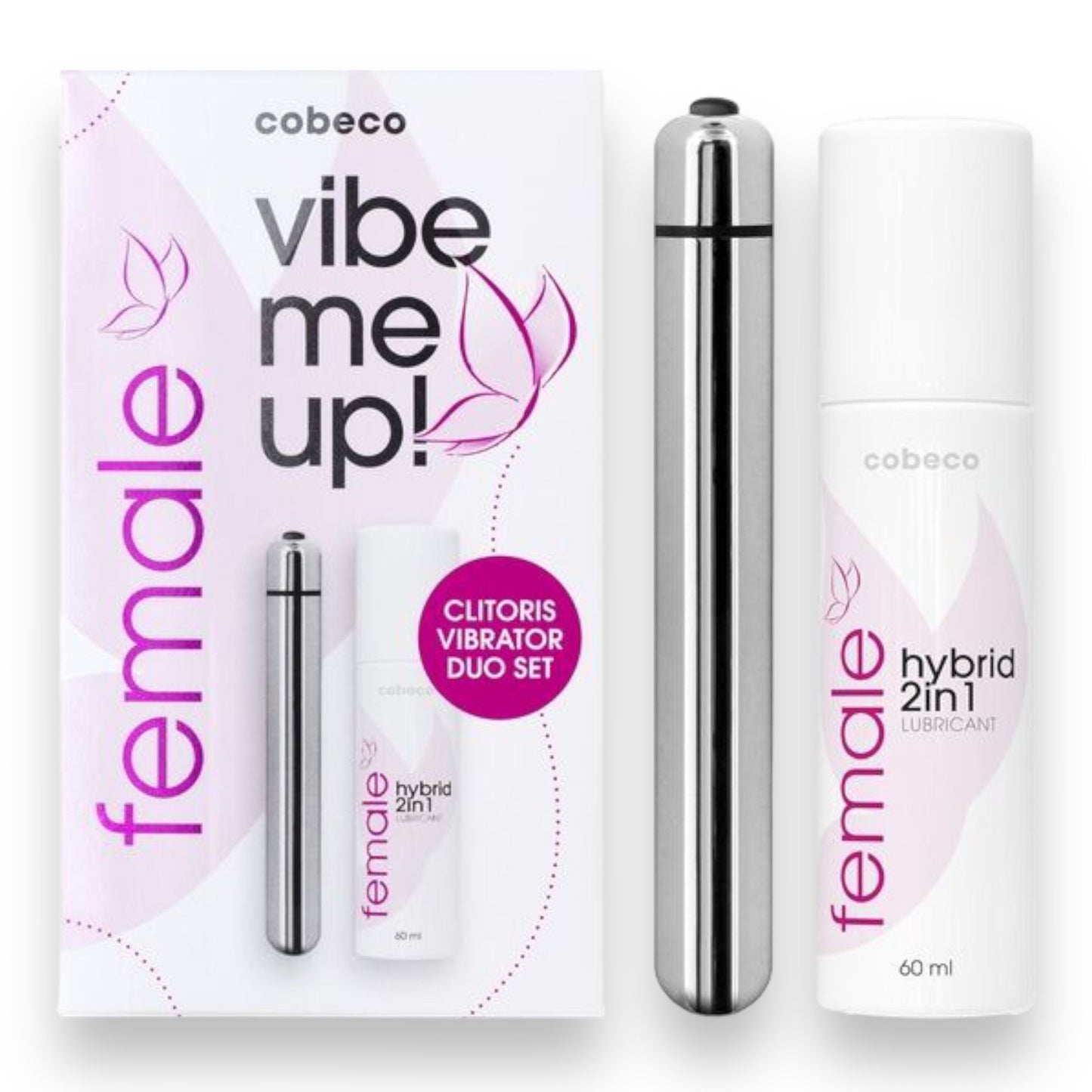 Cobeco - Female Vibe Me Up - Vibrator Lubricant Duoset - 1 Piece