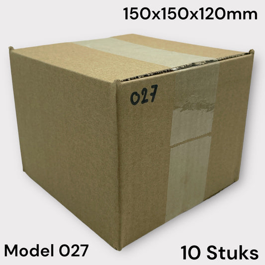 Verzend Doos Bruin Model 027 150x150x120mm 10 Stuks