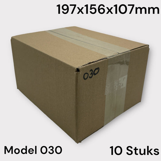 Verzend Doos Bruin Model 030 197x156x107mm 10 Stuks