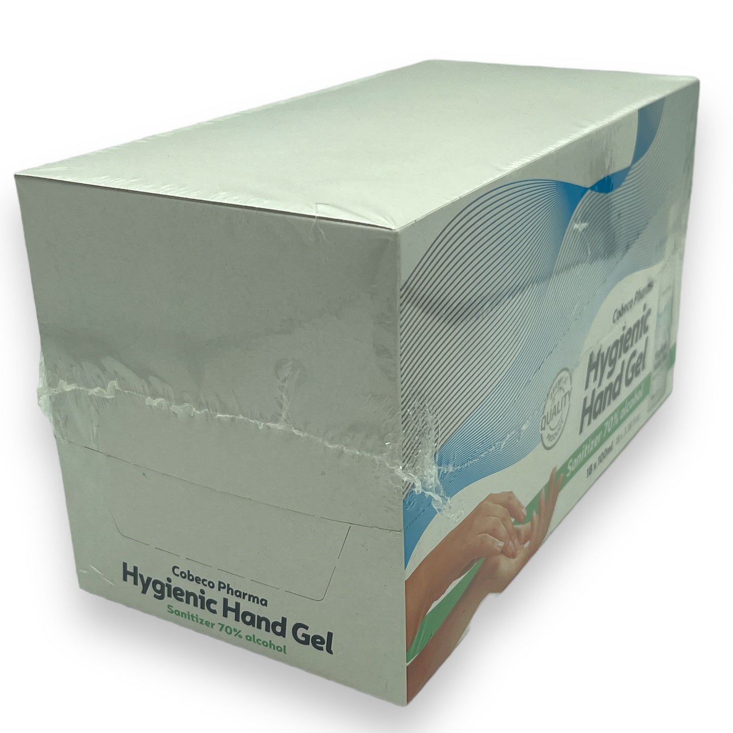 Cobeco Hygienic Hand Gel 18 X 100 Ml  - 70 % Alcohol - In Display Box