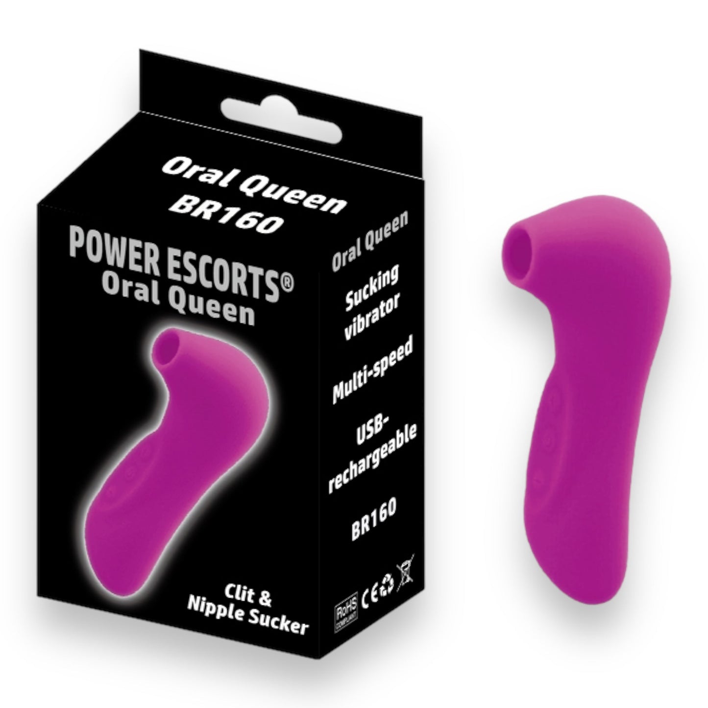 Zuig Vibrator Perfect Voor De Clit En De Tepels in 3 Verschilende Kleuren van Power Escorts