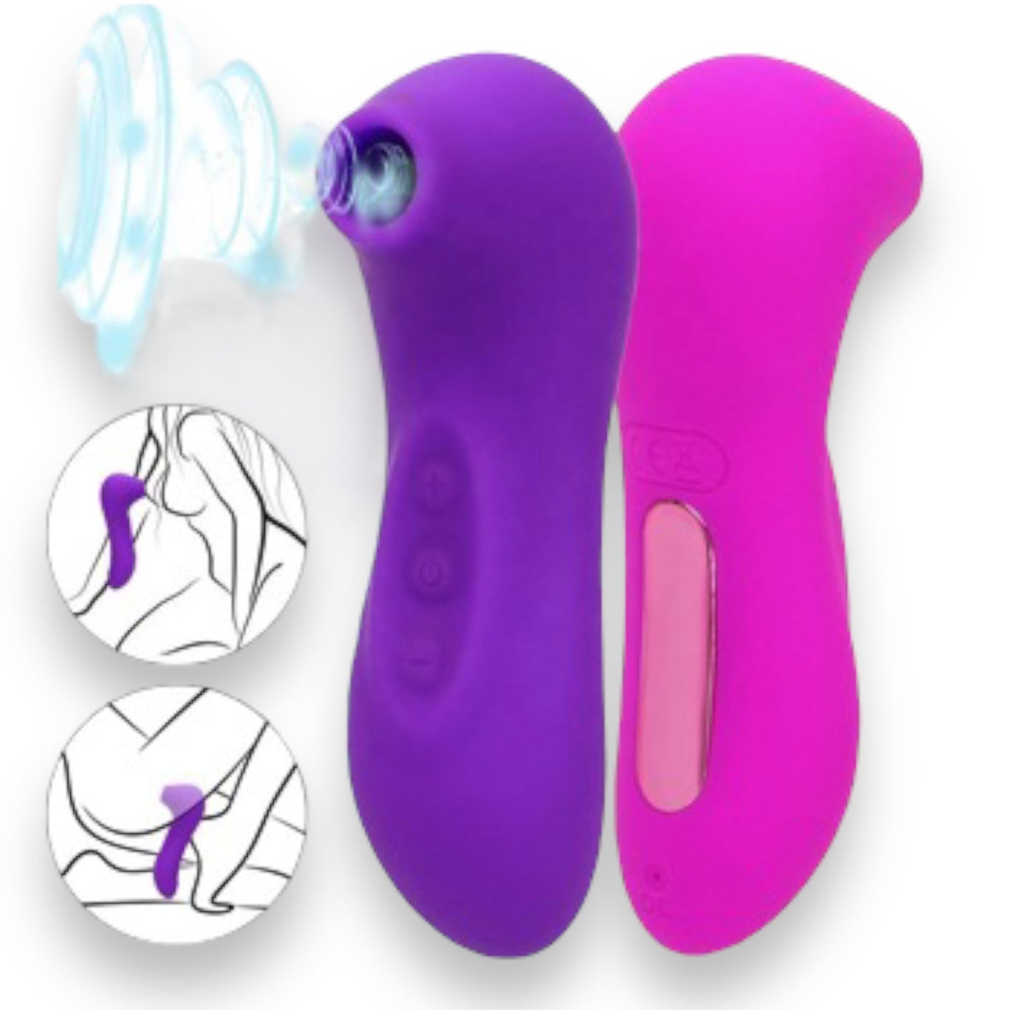 Zuig Vibrator Perfect Voor De Clit En De Tepels in 3 Verschilende Kleuren van Power Escorts