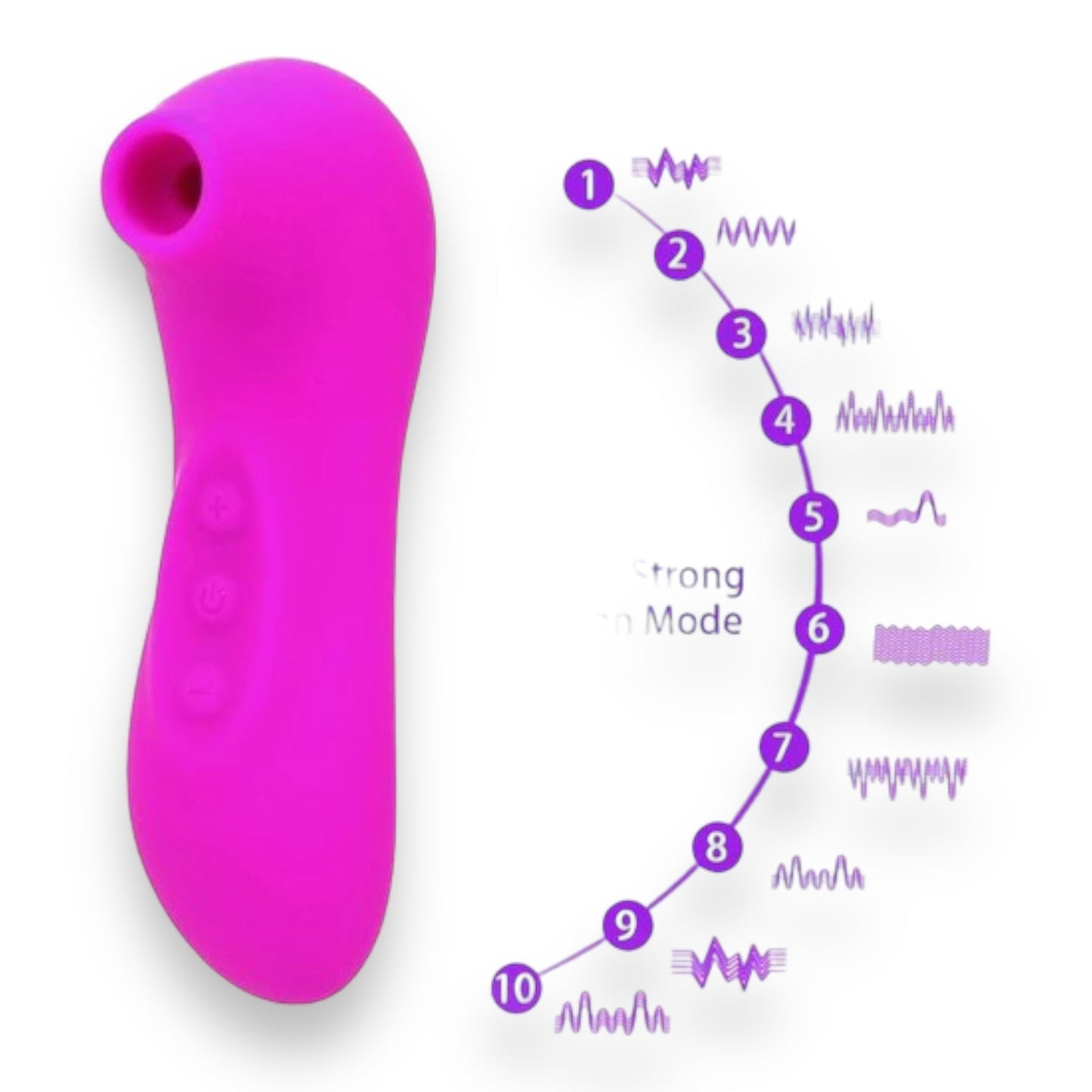 Zuig Vibrator Perfect Voor De Clit En De Tepels in 3 Verschilende Kleuren van Power Escorts