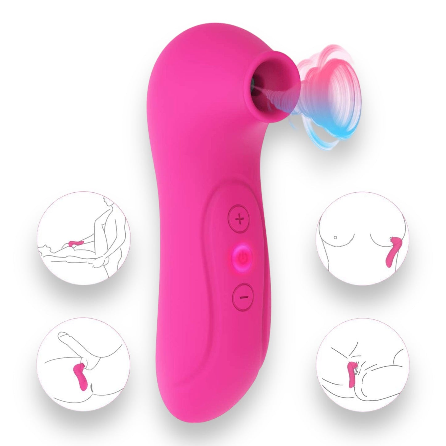 Zuig Vibrator Perfect Voor De Clit En De Tepels in 3 Verschilende Kleuren van Power Escorts