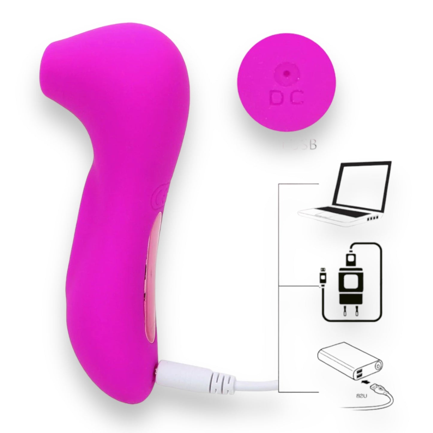 Zuig Vibrator Perfect Voor De Clit En De Tepels in 3 Verschilende Kleuren van Power Escorts