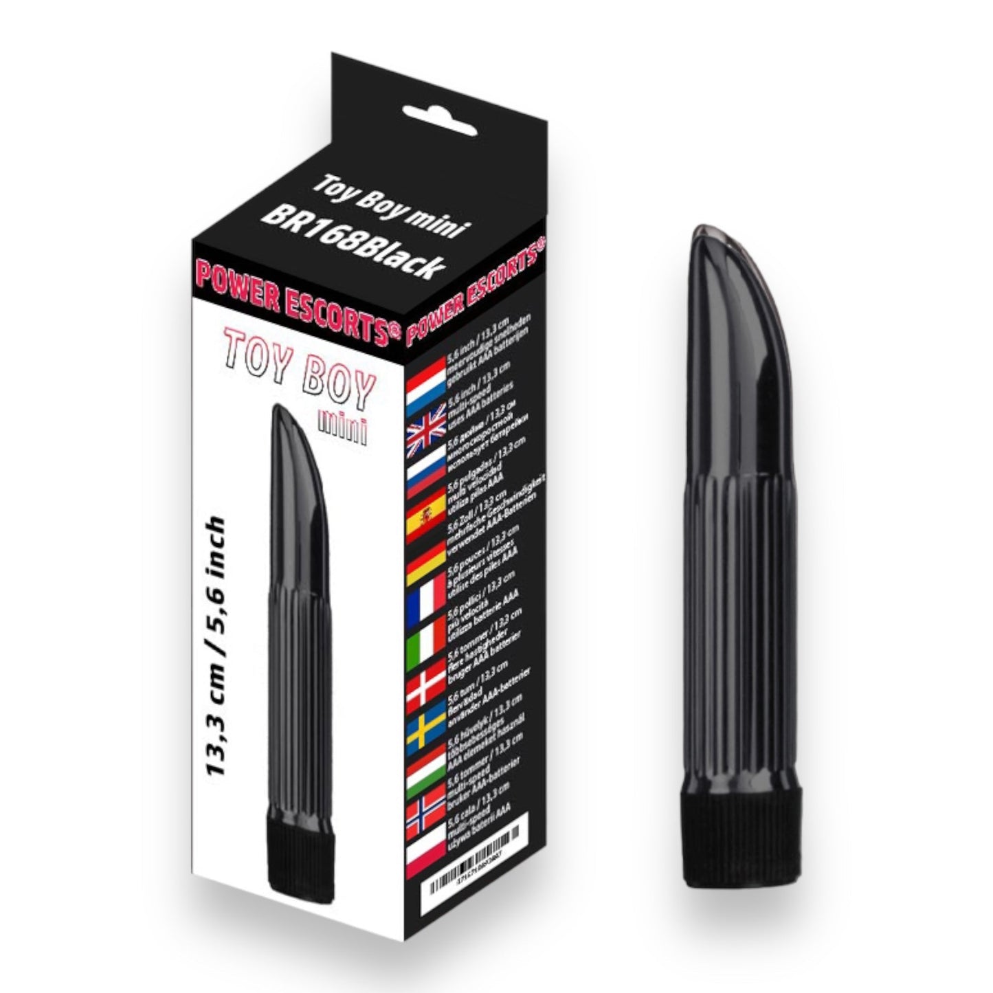 Power Escorts - Mini Vibrator -  13,3 CM / 5,6 Inch Werkt Op Batterijen Excl.