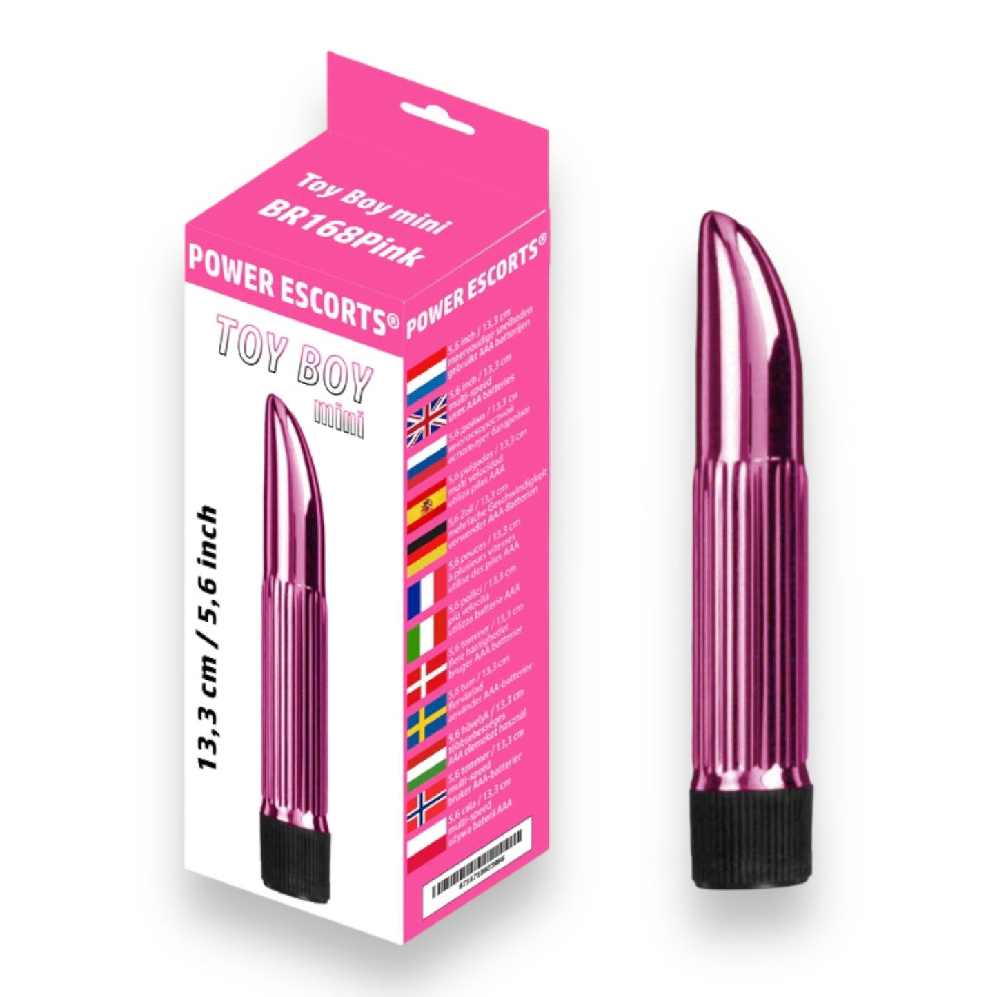 Power Escorts - Mini Vibrator -  13,3 CM / 5,6 Inch Werkt Op Batterijen Excl.