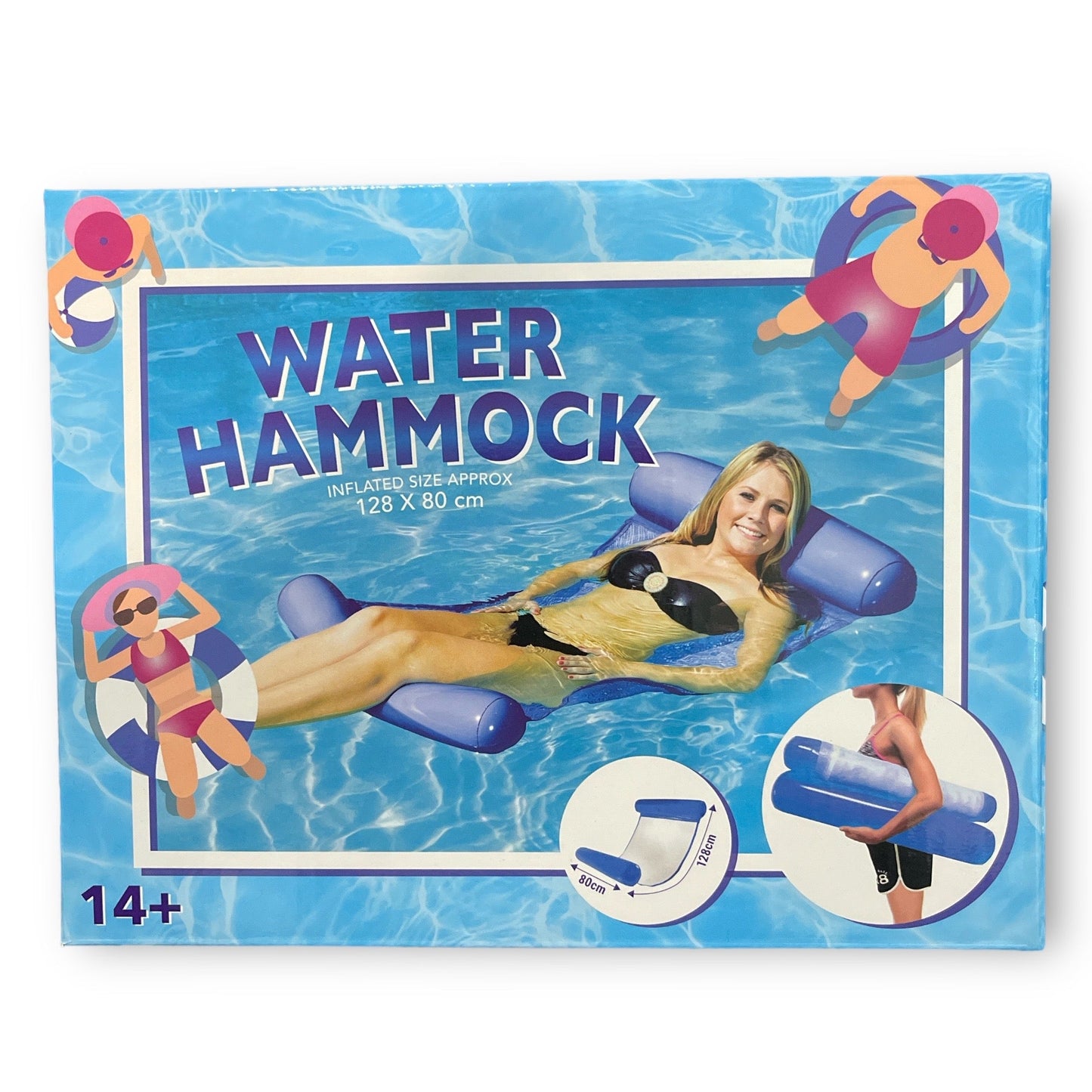 Water Opblaas Hangmat 5 Kleuren 128x80cm