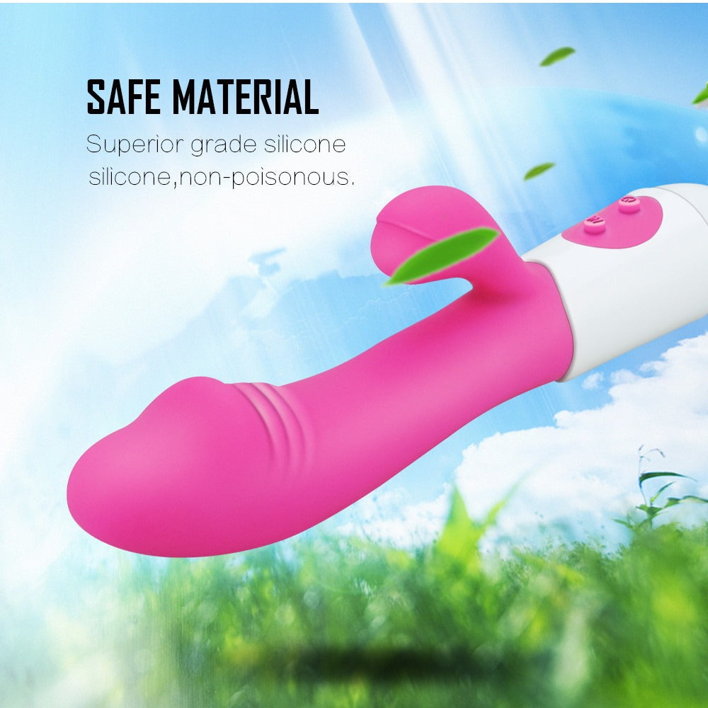 Power Escorts Billy G  Tarzan G Spot Vibrator BR53 - 20 CM  - Roze