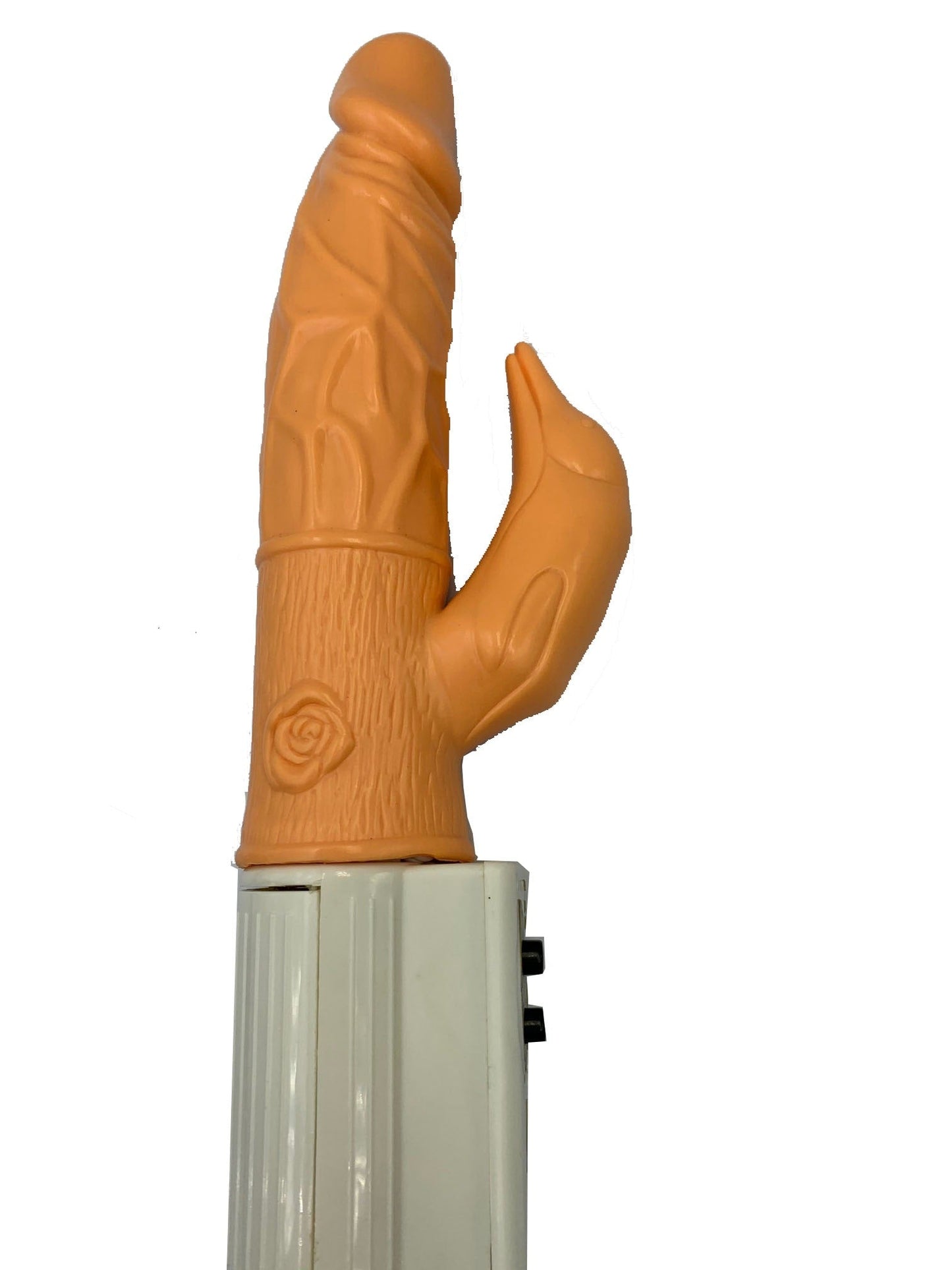 Power Escorts - BR240 - Dril-Boy XL - Big size 23 cm - Multiple Vibrations - Seperate Clitoris Stimulator - Flesh - Colour Box