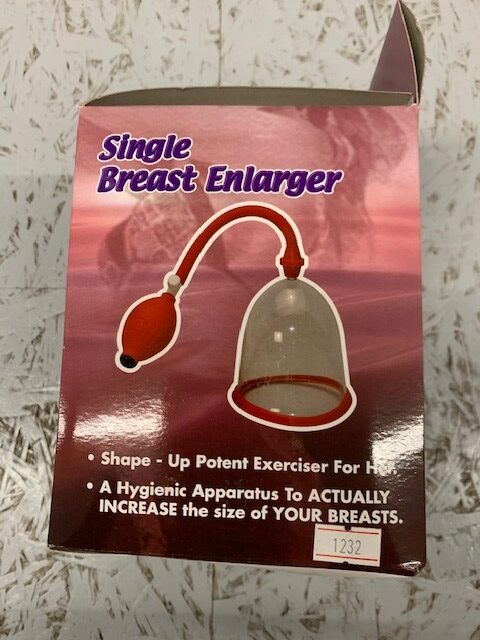 Breast Pump - Breast Increaser - Large Breast Pump - 12,3 × 7,5 CM - Transparant - in Colour box - art Wxbreastsingle