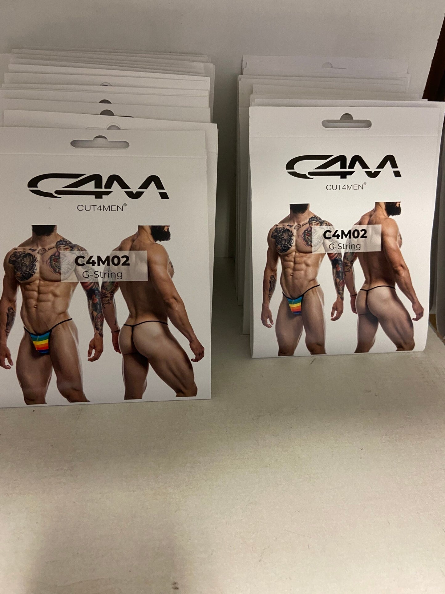 CUT4MEN - C4M02 - G String Men Underwear - 16 Pieces - 4 Colour - 4 Sizes - 1 Piece