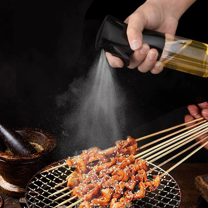 Keuken Oliefles Spray - Olijfolie Dispenser - Pers-type Ontwerp - Fitness en Barbecue - Gemakkelijk en Precies