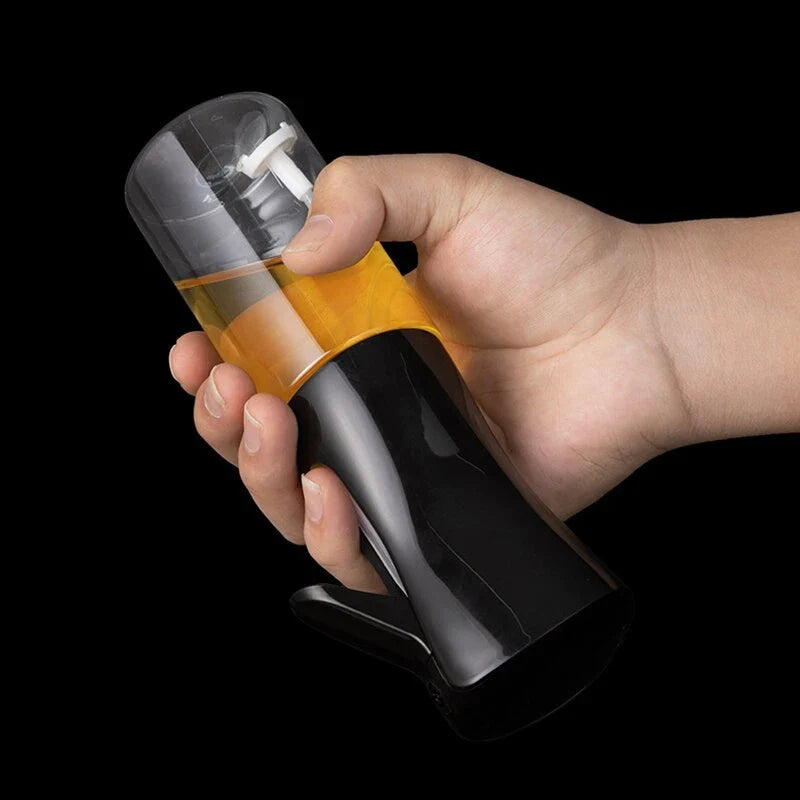 Keuken Oliefles Spray - Olijfolie Dispenser - Pers-type Ontwerp - Fitness en Barbecue - Gemakkelijk en Precies