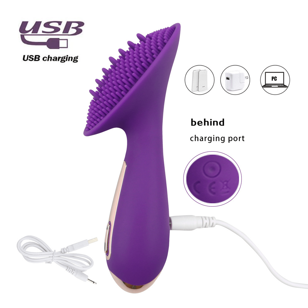 Power Escorts - BR180 - Clit Explorer - Clit & G Spot Vibrator - Rechargeable - Silicone - 15 CM - Purple