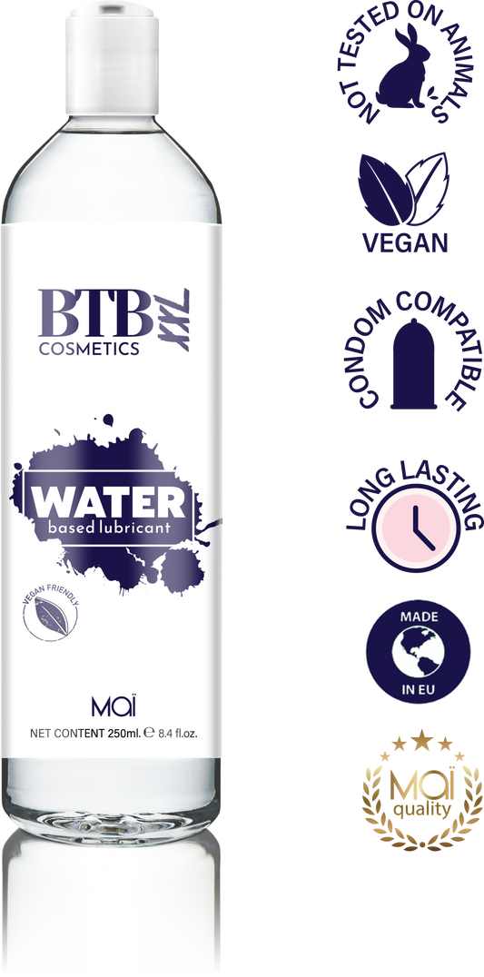 BTB Cosmetics Vegan Water Based Lubricant XL 250 ML - LT2381