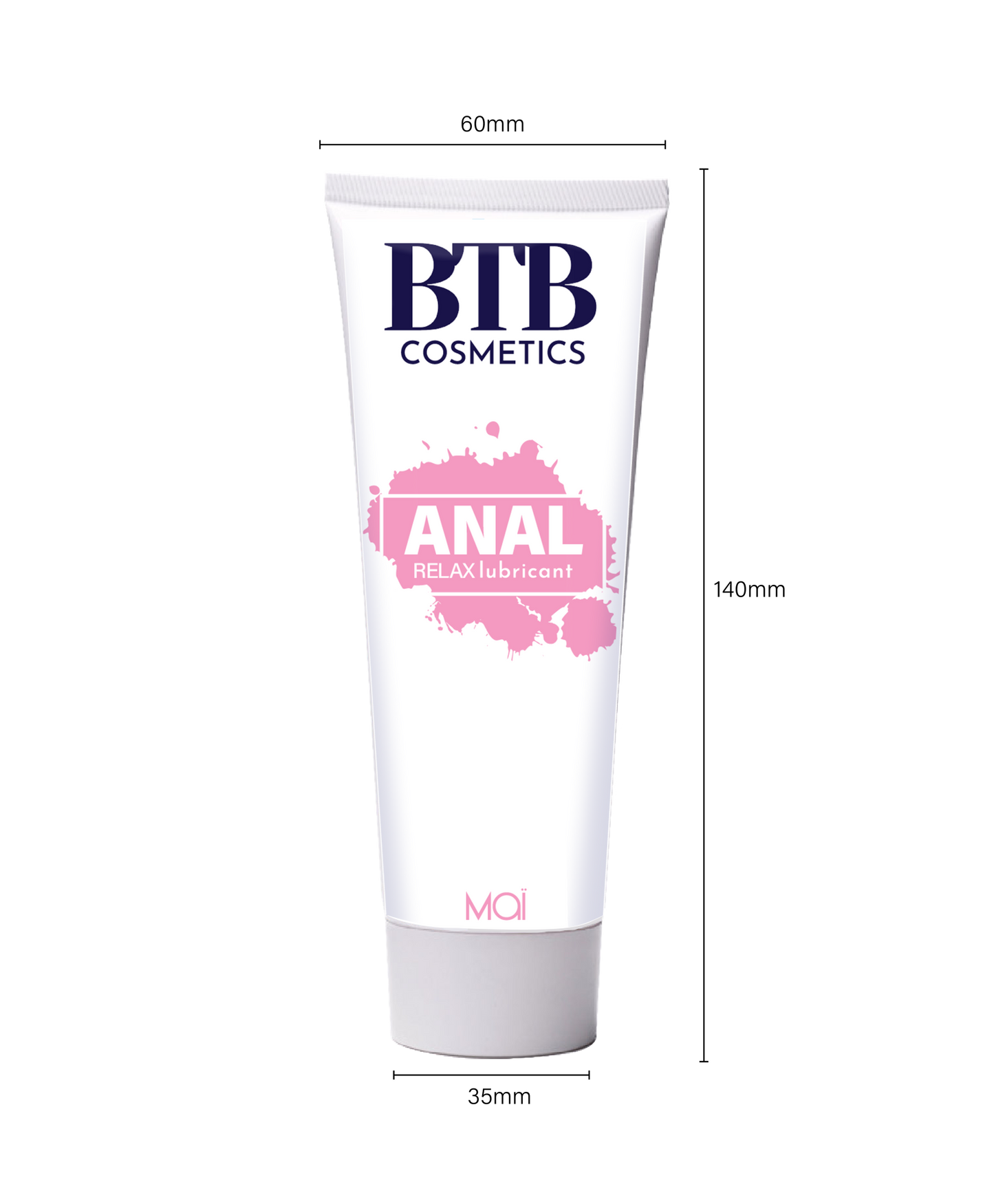 BTB Cosmetics Vegan Anal Relax Water Based Lubricant 100 ML - LT2402