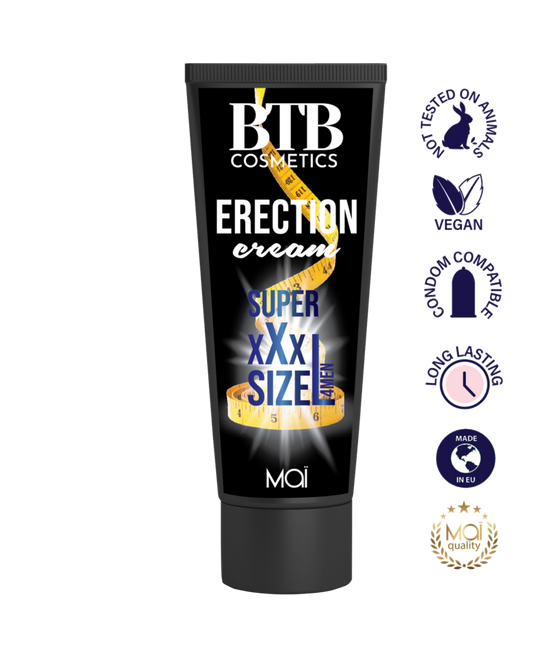 BTB Cosmetics Vegan Erection XXL Creme 100 ML - LT2411