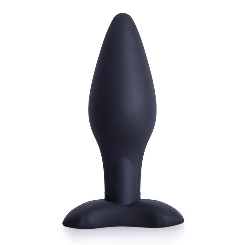 Power Escorts - BR215 - Rocket Plug Anal Starter 3-Pack  - S, M & L - Black - quality Silicone  - No cheap tpe material - Colour box