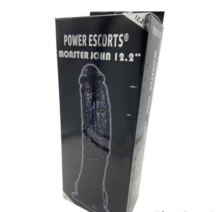 Power Escorts Monster John 12,2'' Mega Realistic Dildo 31 CM - BR231 Black