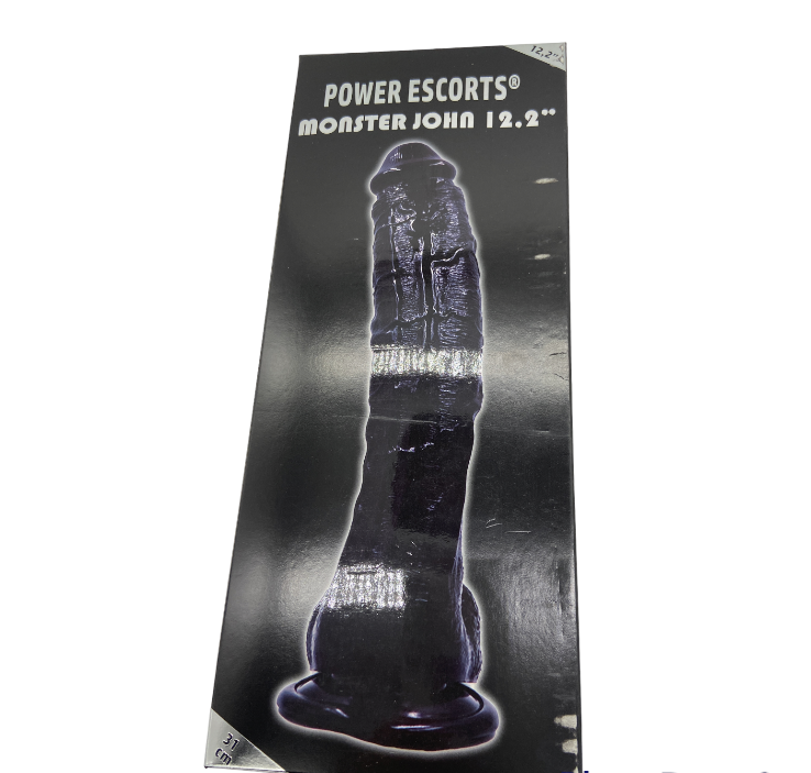 Power Escorts Monster John 12,2'' Mega Realistic Dildo 31 CM - BR231 Black