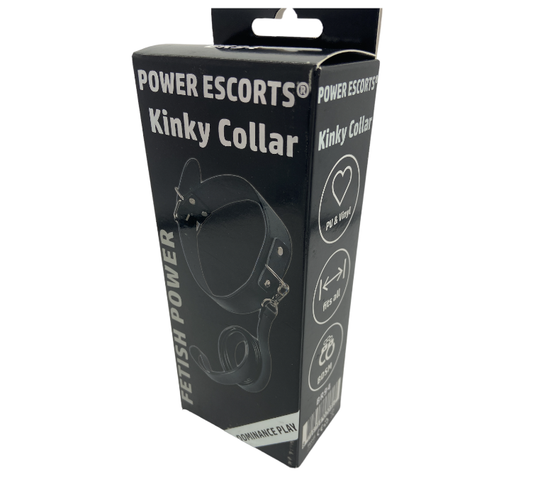 Power Escorts - BR94 - Fetish Power - Kinky Collar - Black