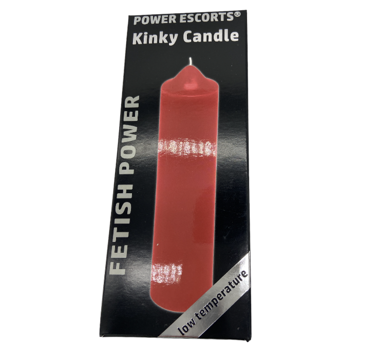 Power Escorts Kinky Candle Low Temperature - Red - BR148