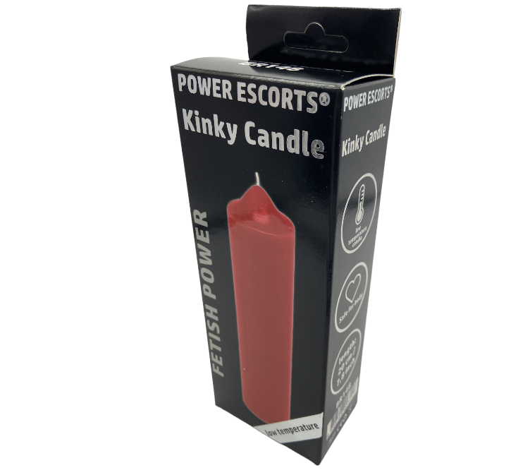 Power Escorts Kinky Candle Low Temperature - Red - BR148