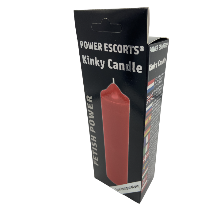 Power Escorts Kinky Candle Low Temperature - Red - BR148