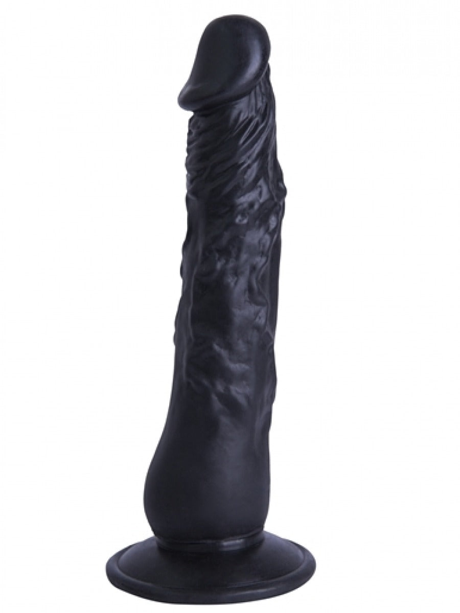 Argus Rocky Zwarte Realistische Dildo Met Ballen - 25 cm / 7,5 Inch - AT1038