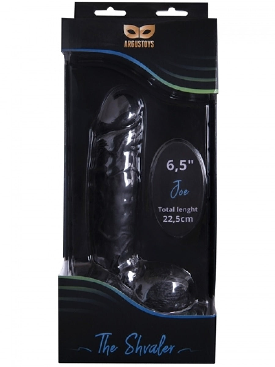 Argus Joe Realistische Dildo - AT 001040 - 22,5 cm / 6,5 inch - Speciaal zacht materiaal - Sterke aantrekkelijke kleurdoos