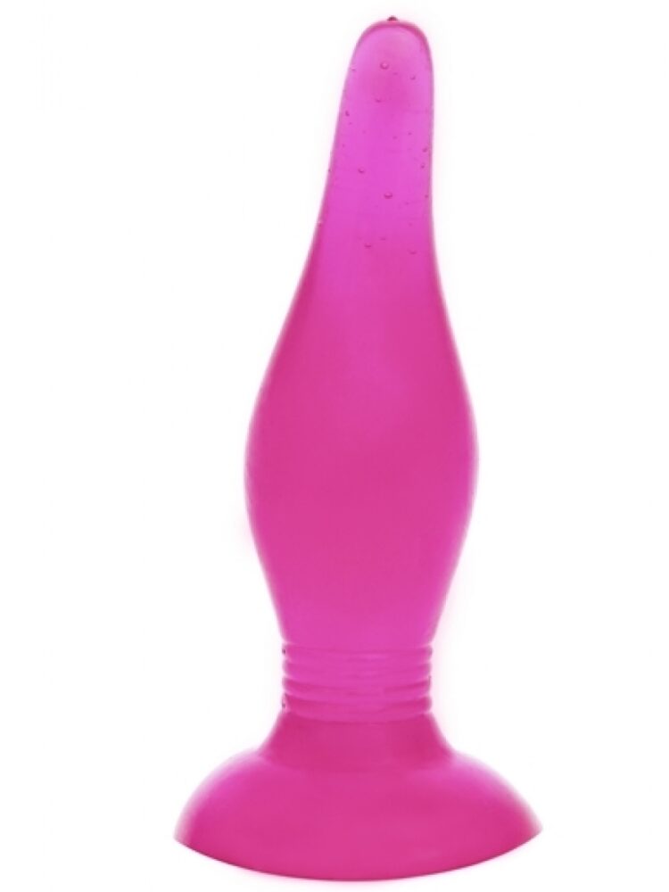 Argus Grote Zuignap Anaal Plug - Roze - 14 Cm Dia 3,5 CM - Verpakt in Sterke Blister - AT 1026