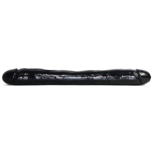 XXLTOYS - Giga Threat - Double Dildo - Insertable length 58 X 6.5 cm - Black - Made in Europe