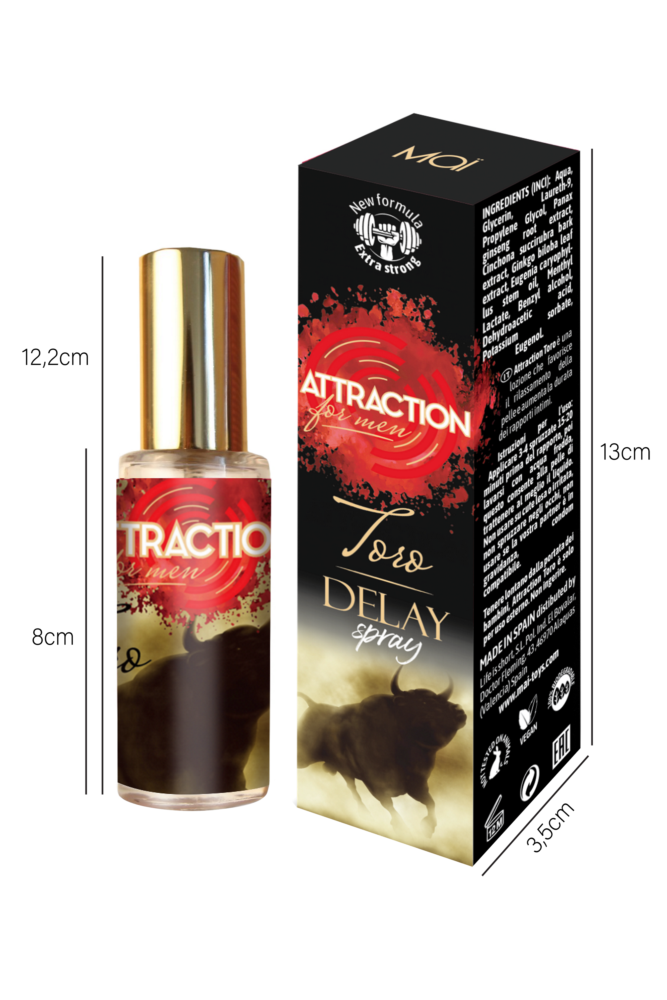 MAI Cosmetics Toro Delay Spray Attraction 30 ML - LT2379