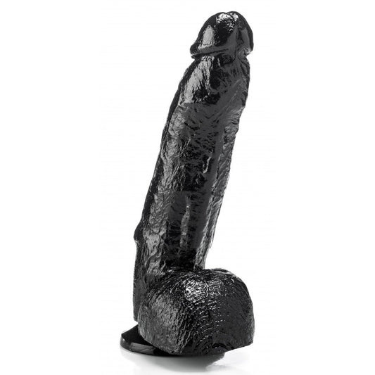 XXLTOYS - Rio - Large Dildo - Insertable length 22 X 6 cm - Black - Made in Europe - 21811