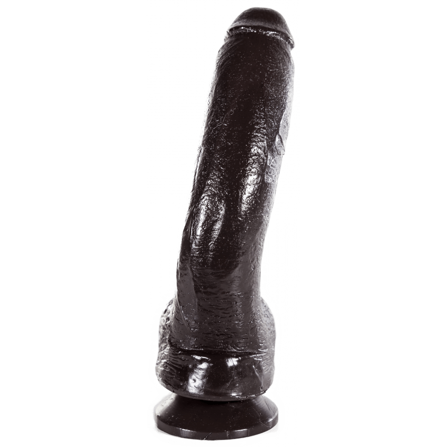 XXLTOYS - Malik - Large Dildo - Insertable length 20 X 5.4 cm - Black - Made in Europe - 21686