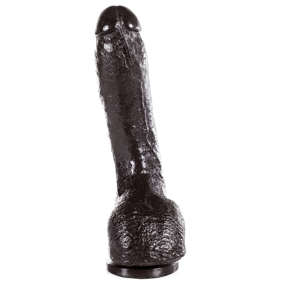 XXLTOYS - Malik - Large Dildo - Insertable length 20 X 5.4 cm - Black - Made in Europe - 21686