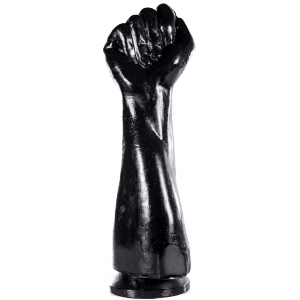 XXLTOYS - Close Fisty - Fist - Mega Buttplug - Anal Plug for Men - insertable length  25 X 9 cm - Black - Made in Europe