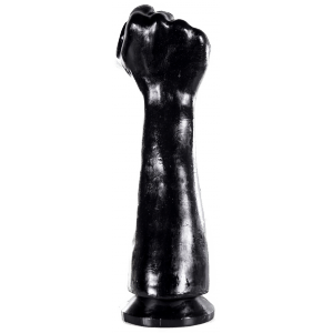 XXLTOYS - Close Fisty - Fist - Mega Buttplug - Anal Plug for Men - insertable length  25 X 9 cm - Black - Made in Europe