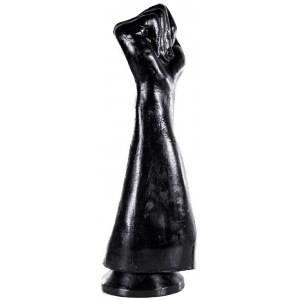 XXLTOYS - Close Fisty - Fist - Mega Buttplug - Anal Plug for Men - insertable length  25 X 9 cm - Black - Made in Europe