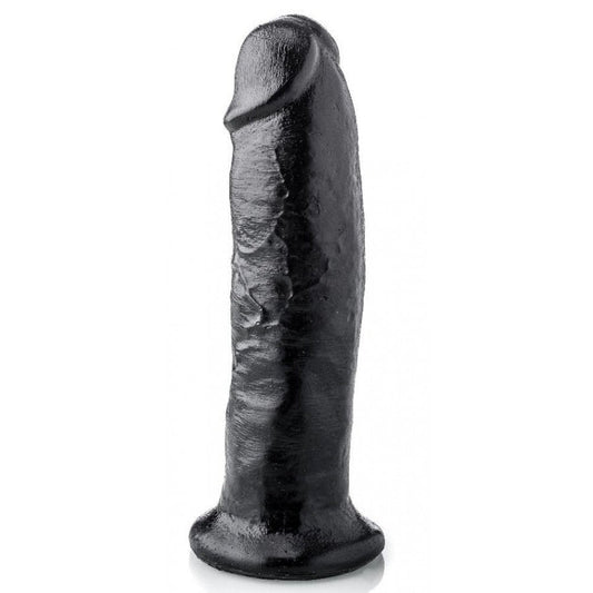 XXLTOYS - Mimas - Large Dildo - Insertable length 23 X 6 cm - Black - Made in Europe -22112