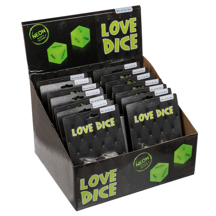 Sex Dobbelsteen Glow in the Dark Love Dice Set - Engelse versie