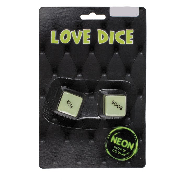 Sex Dobbelsteen Glow in the Dark Love Dice Set - Engelse versie