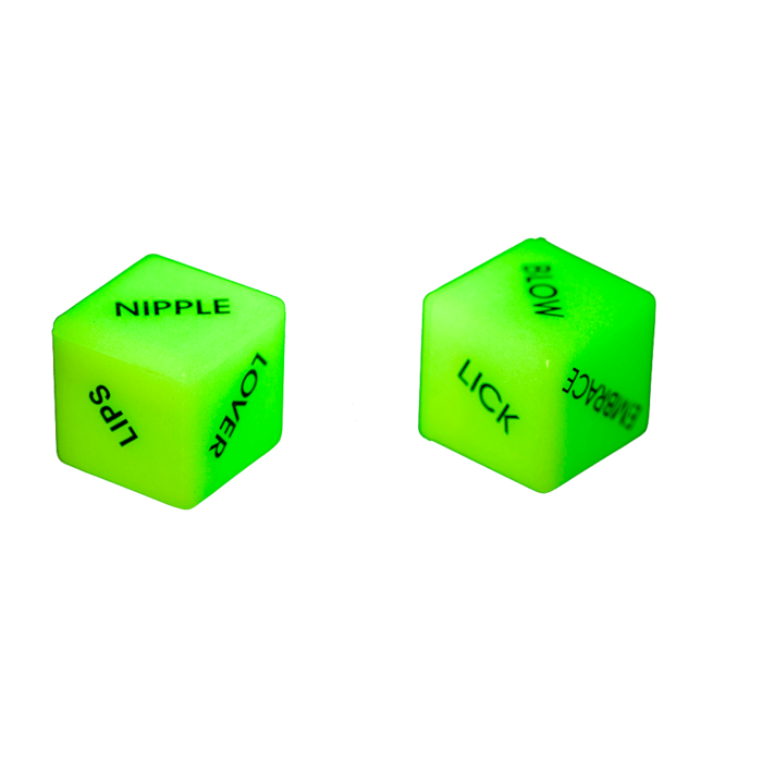 Sex Dobbelsteen Glow in the Dark Love Dice Set - Engelse versie