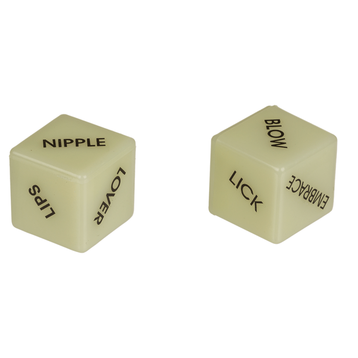 Sex Dobbelsteen Glow in the Dark Love Dice Set - Engelse versie