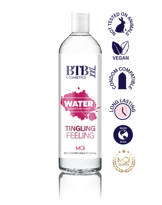 BTB Cosmetics Vegan Tingling Effect Based Lubricant 250 ML - LT2522 - Liquid Vibrator